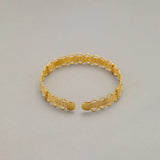 Hollow Lace Golden Bracelet for Women