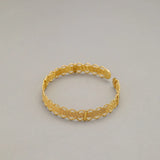 Hollow Lace Golden Bracelet for Women