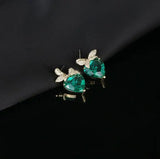 Heart-shaped Zircon Earrings for Women