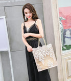 Lace Jewelry Bag Embroidery Wild Shopping Tote