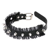 Lace spiked rivet Neck chain Neck strap Sexy lace soft neckline