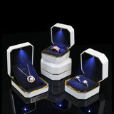 Lacquer Piano Finish Jewelry Gift Box with LED Light