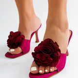 Large Flower Charm Anklet for Women Girls High Heels Shoe Chain Accessories