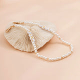 Pearl Chain Anklets for Women Acrylic Beads Decor Chain Jewelry