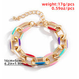 Bohemian Colorful Choker Necklace Set