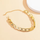 Neo Gothic Rhombus O Shape Choker Necklace For Women