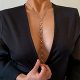 Neo Gothic Body Chain Jewelry Accessories Steampunk Aluminum Metal Chain