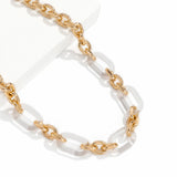 Neo Gothic Metal Cross Clavicle Chain Choker Necklace Double Charm