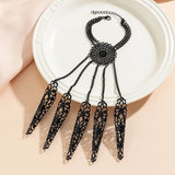 Punk Finger Bracelet for Women Girls Nail Rings Bangle Link Hand Back Jewelry