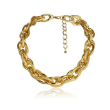 Punk Hip Hop Choker Necklace for Women Gothic Charm Necklace