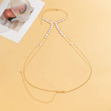 Pearl Chest Chain Sexy Body Jewelry for Women
