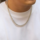 Cuban Chain Men Necklace Aluminium Link Chain Choker DIY Collar