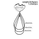 Crystal Charm Leg Chain for Women - Sexy Cross Metal Link Lace Thigh