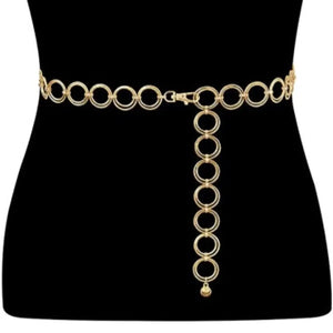 Hip Hop Style Punk Waist Chain Ring Waist Chain