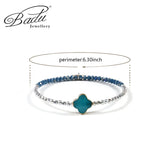 Crystal Stone Bracelet Glass Beads Tassel Girl Charm Small Bracelet