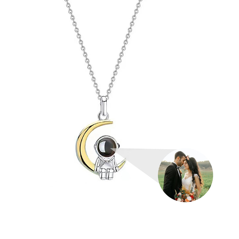 Ladies Astronaut Necklace for Birthday Christmas Love Surprise