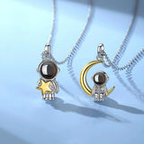 Ladies Astronaut Necklace for Birthday Christmas Love Surprise