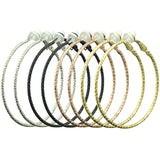 Women's Big Circle Silver Plated Earrings