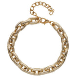 Ladies Chain Bracelet Aluminum Alloy Adjustable Bangle