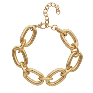 Ladies Chain Bracelet Aluminum Alloy Adjustable Bangle