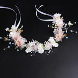 Crystal Bride Wedding Wreath Crown Hair Band Jewelry