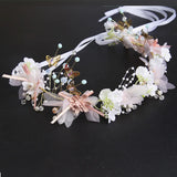Crystal Bride Wedding Wreath Crown Hair Band Jewelry