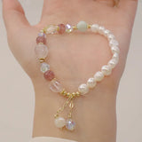 Freshwater Pearl Amethyst Bracelet Elegant Jewelry Women