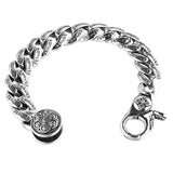 Thai Silver S925 Bracelet Retro Domineering Couple Party Gift Jewelry