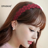 Women Hairband Non-slip Mesh Skeleton Headpiece