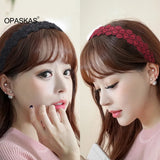 Women Hairband Non-slip Mesh Skeleton Headpiece