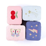 Ladies Jewelry Box Earring Ring Organizer Travel Case