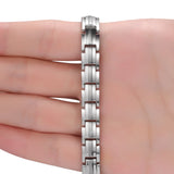 Women's Titanium Magnetic Bracelet with Pain Relief Stones