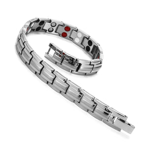 Women's Titanium Magnetic Bracelet with Pain Relief Stones