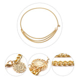 Vintage High Waist Tassel Chain Belt with Charms