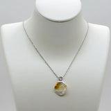 Baroque Pearl Pendant Necklace 925 Silver Natural Pearl Girls Pendant