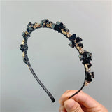 Crystal Headband French Hairpin Rhinestone Hairband Wedding Gift
