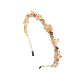Crystal Headband French Hairpin Rhinestone Hairband Wedding Gift