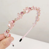 Crystal Headband French Hairpin Rhinestone Hairband Wedding Gift