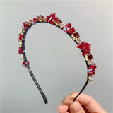 Crystal Headband French Hairpin Rhinestone Hairband Wedding Gift