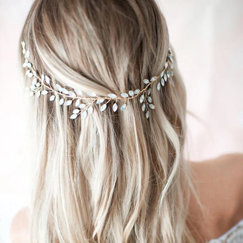 Rhinestone Wedding Headband Bridal Headdress Tiaras