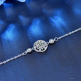 S925 Sterling Silver Snowflake Dream Catcher Bracelet
