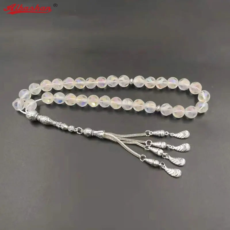 Colorful Crystal Muslim Bead Bracelet Rosary Islamic Accessories