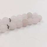Pink Crystal Muslim Tasbih Bracelet Rosary Islamic Gift Eid Mubarak Jewelry