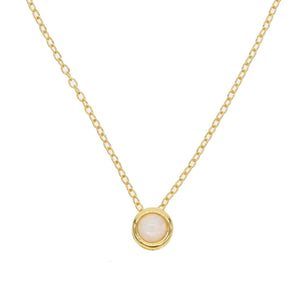 Delicate Single CZ Stone Choker Necklace in 925 Sterling Silver