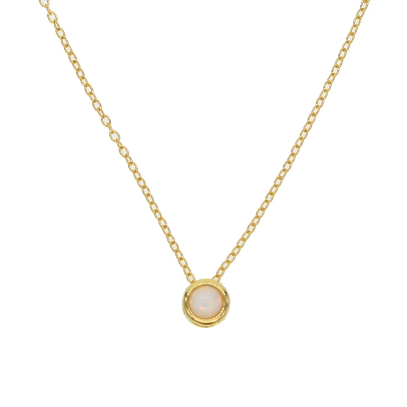 Delicate Single CZ Stone Choker Necklace in 925 Sterling Silver