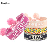 Woven Friendship Bracelet Hand-embroidered Summer Jewelry