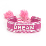 Woven Friendship Bracelet Hand-embroidered Summer Jewelry