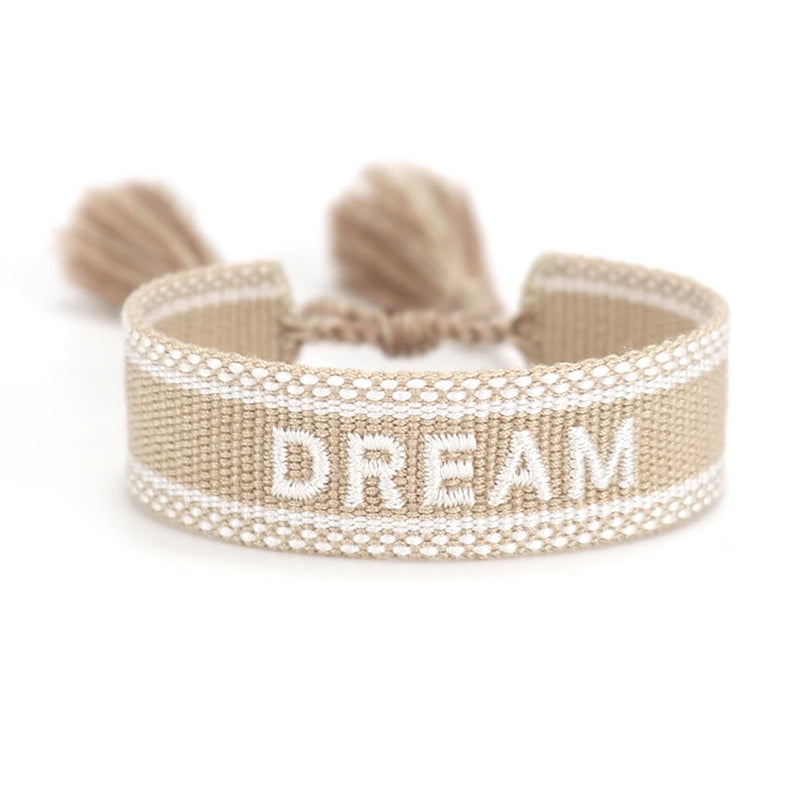 Woven Friendship Bracelet Hand-embroidered Summer Jewelry