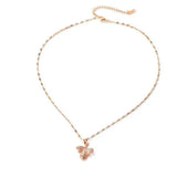 Small Secret Bee Pendant Clavicle Chain Necklace
