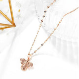 Small Secret Bee Pendant Clavicle Chain Necklace